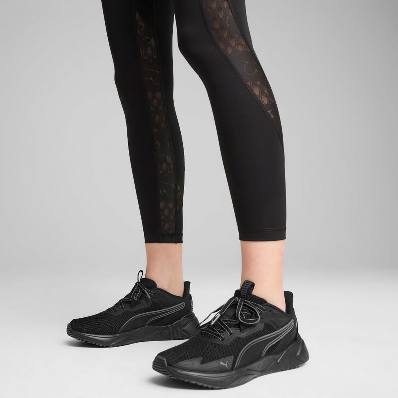 PUMA LACE Womens Black High-Waisted 7/8 Tights - Image 2